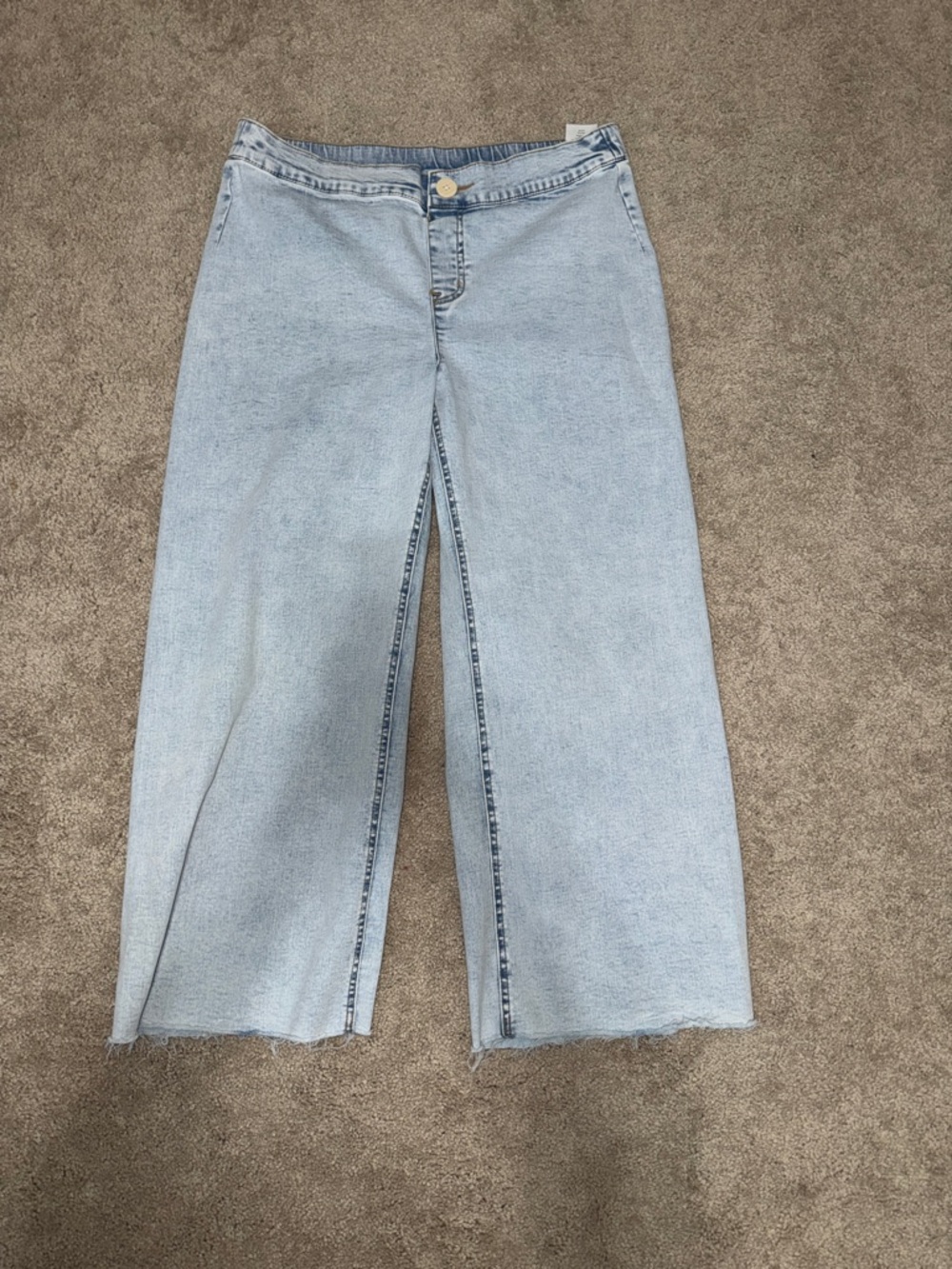 Isaac Mizrahi Light Blue Wide Leg Jeans